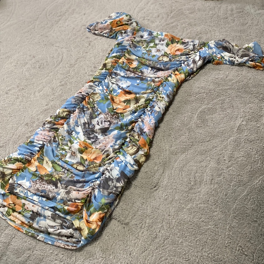 Floral mini dress